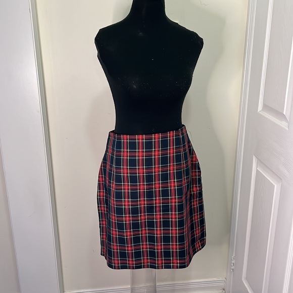 Vintage Tartan Plaid Mini Skirt Size Large - Picture 8 of 15